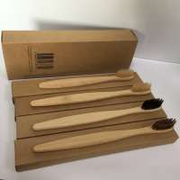 Adult and Kids Bamboo Toothbrush kit Charcoal Toothbrush Bamboo,bamboo charcoal toothbrush