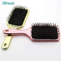 Custom Professional Plastic Detangle Airbag Paddle Hair Brush