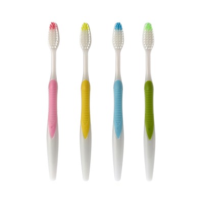 Hot selling advanced individually packaged straight plastic toothbrush