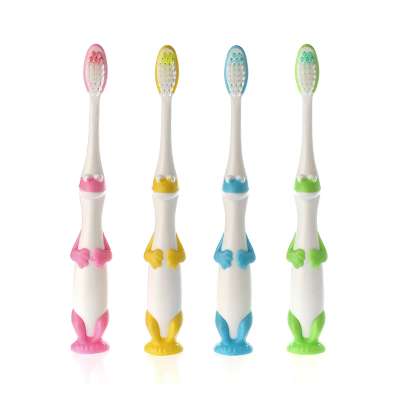 Factory high quality soft wholesale cheap plastic baby toothbrush