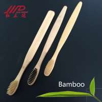 Bamboo toothbrush natural adult oral teeth cleaning tool travel use