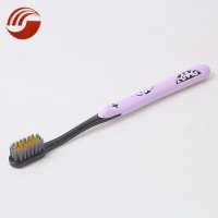 Wholesale charcoal teeth whitening black head toothbrush