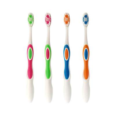 Custom adult plain straight plastic toothbrush logo